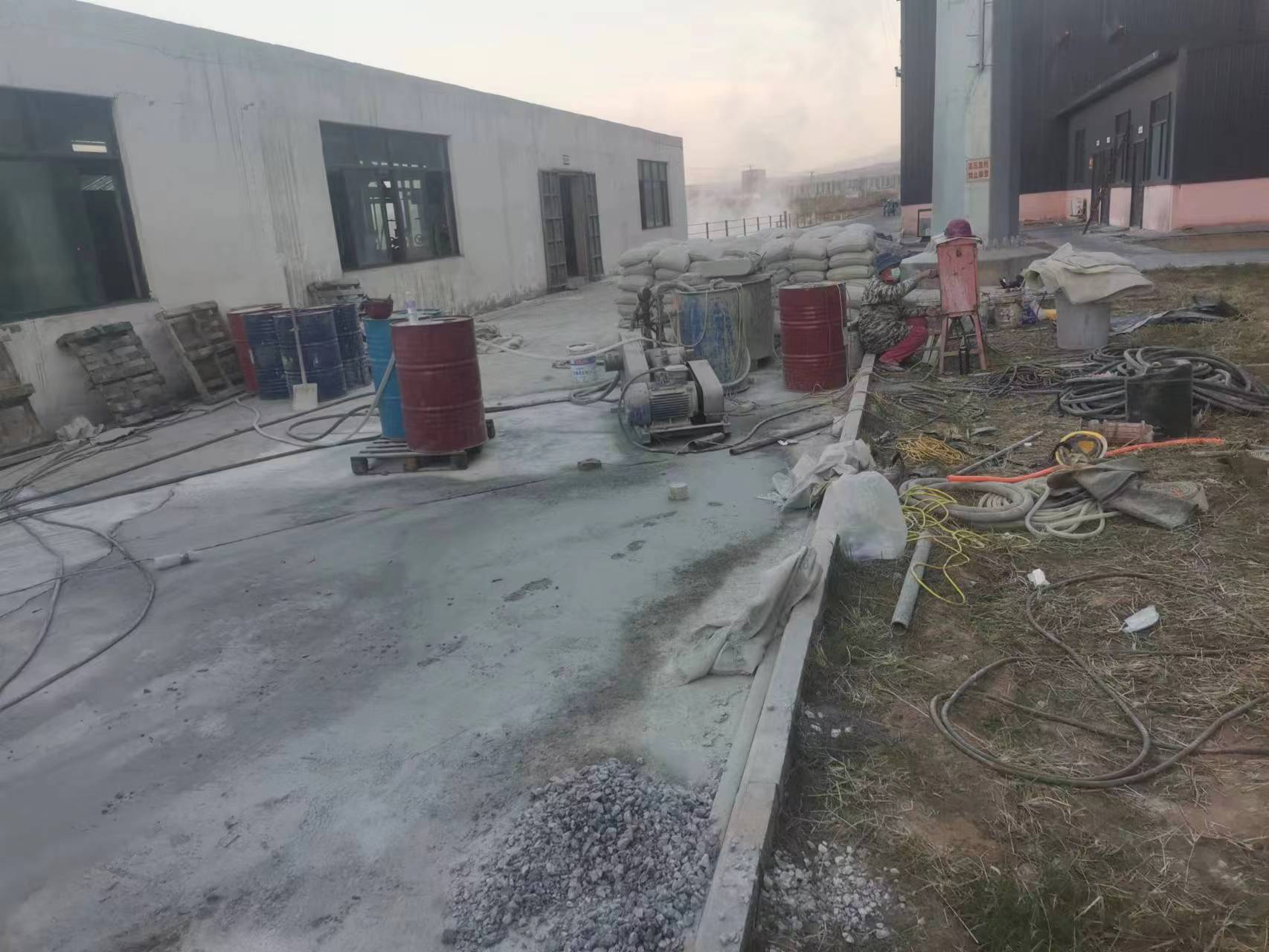 沈北厂房地基沉降注浆
